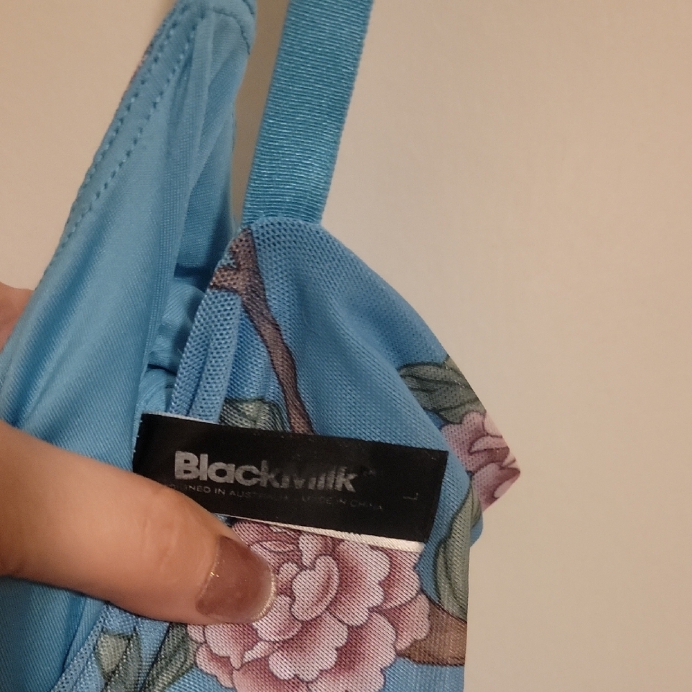 Floral Blue Maxi Dress - Picture 2 of 6